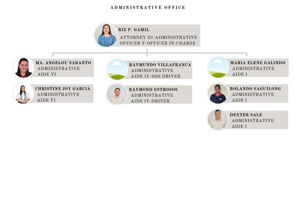 Administrative Office Organizational Chart
